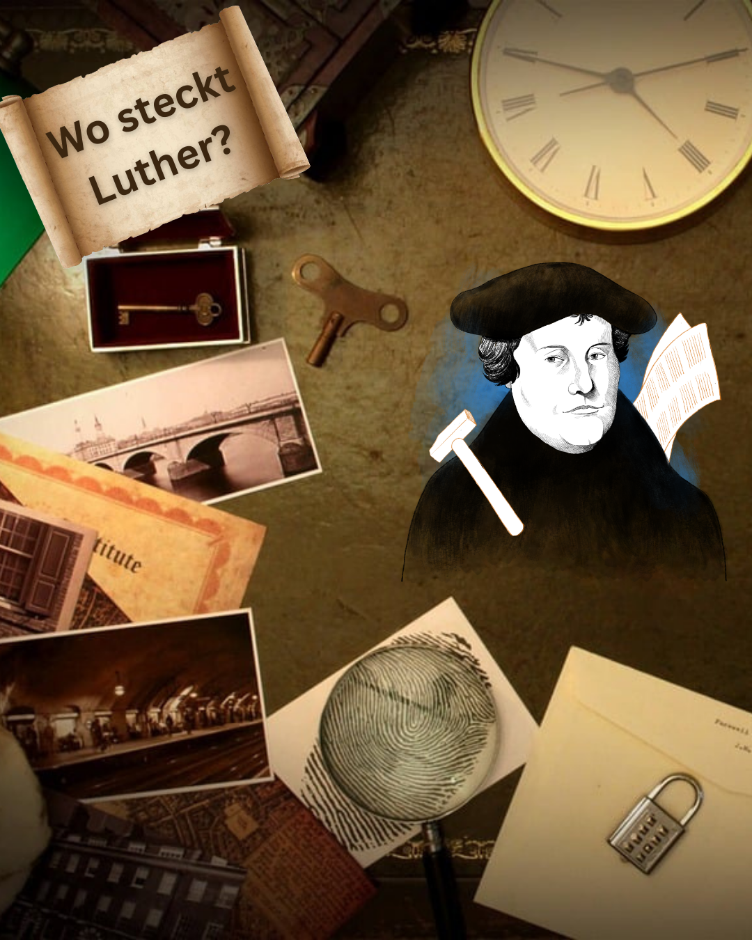 Werbung Luther mit Escape Room
